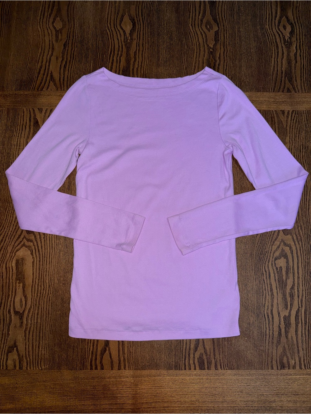 GAP Long Sleeve Crewneck Top - Light Pink